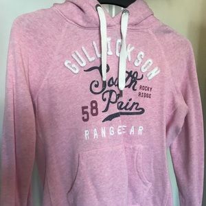 Woman’s pink hoodie